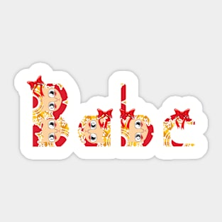 ornamental babe Sticker